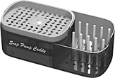 kitchen sink shelf soap sponge drain rack holder
